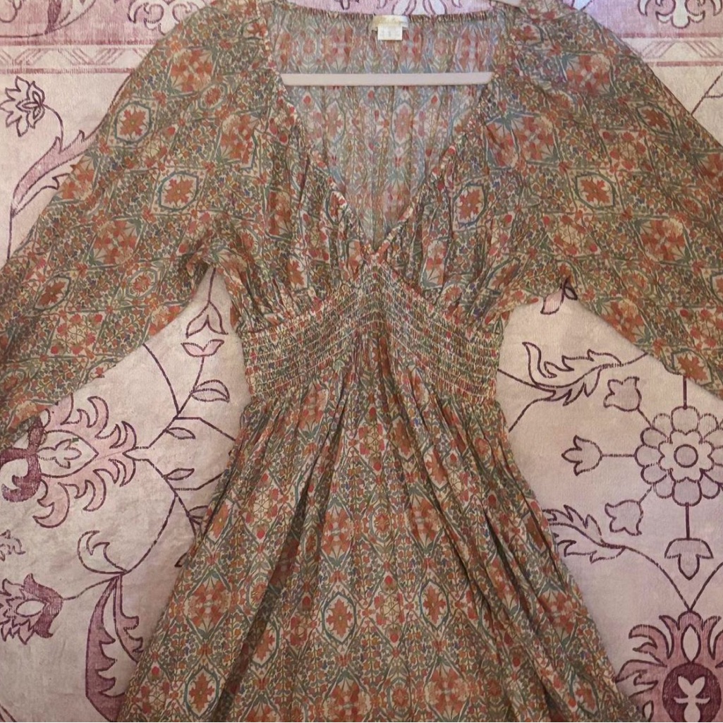 Shoshanna Multicolor Long Sleeve Dress
